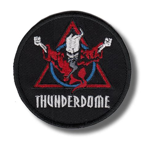 Thunderdome - embroidered patch 8x8 CM | Patch-Shop.com
