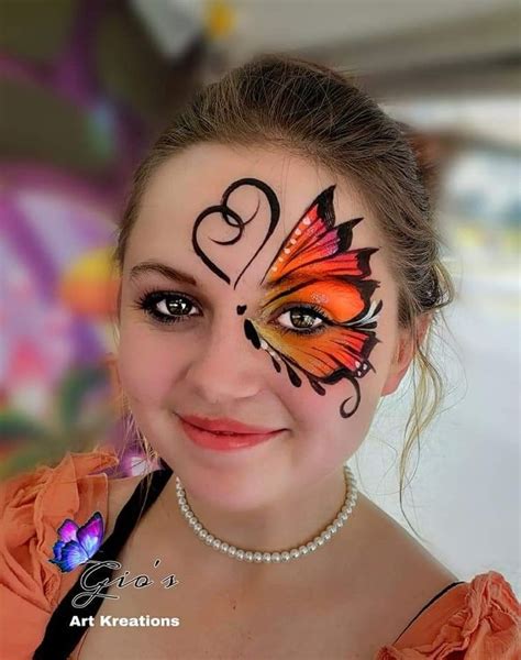 Pin By Painty Lady On Butterfly Fairies Carnival Face Paint Body