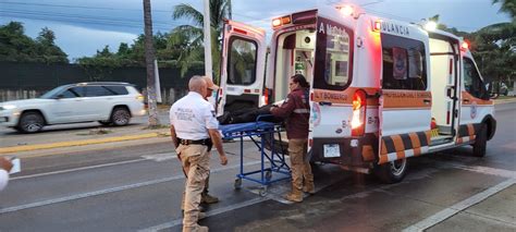 Motociclista Resulta Con Serias Lesiones Tras Accidente Sobre La