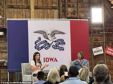 Casey DeSantis Shines In First Solo Campaign Appearance In Iowa Daily