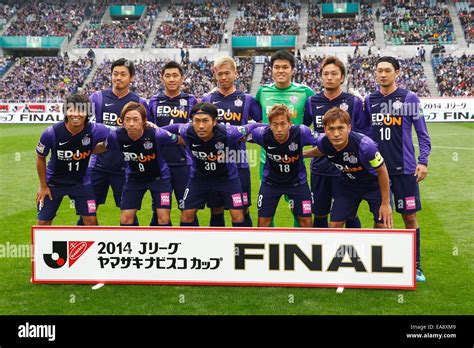 Saitama Japan Th Nov Sanfrecce Hiroshima Team Group Line Up