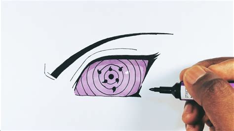 How To Draw Sasuke Uchiha S Rinnegan Youtube – Otosection