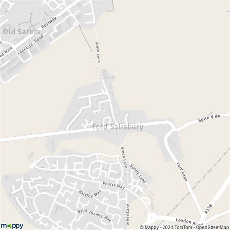 Map Ford Salisbury: map of Ford Salisbury (SP4 6) and practical information