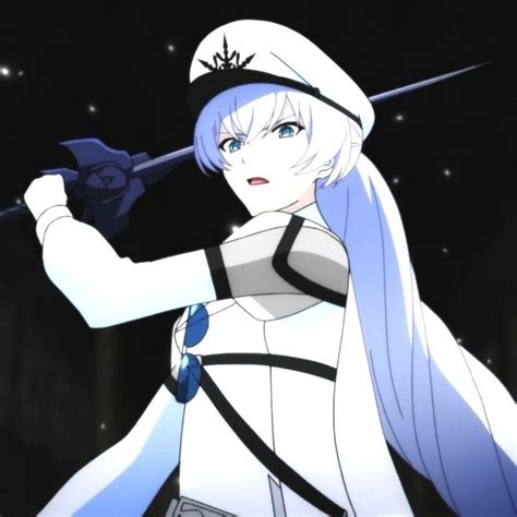 Weiss Schnee Arte De Personajes Chica Anime Rwby