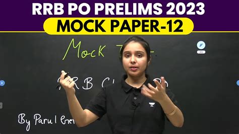 Complete Mock Test Reasoning Rrb Po Prelims Parul Gera