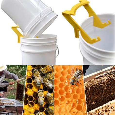 Plastic Beekeeping Tool Honey Bucket Extractor Power Saving Grip Frame ...