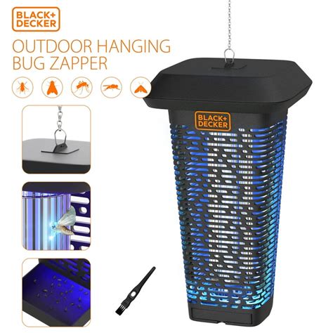 Black Decker Bug Zapper Electric Uv Insect Catcher And