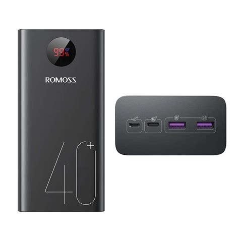 ROMOSS Power Bank 40000mAh 18W PD QC 3.0