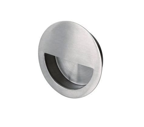 Eurospec Steelworx Circular Flush Pull Mm Diameter Satin Stainless