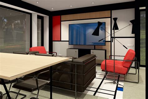 A Bar Counter In Bauhaus Style Amazing Interiors Creative Interior