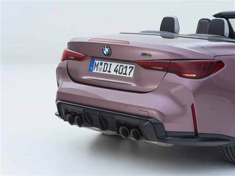 2025 BMW M4 Convertible Gets Extra 20 HP And Laser Taillights