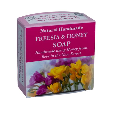 Freesia Natural Handmade Soap With Honey Busy Bee Products Ltd