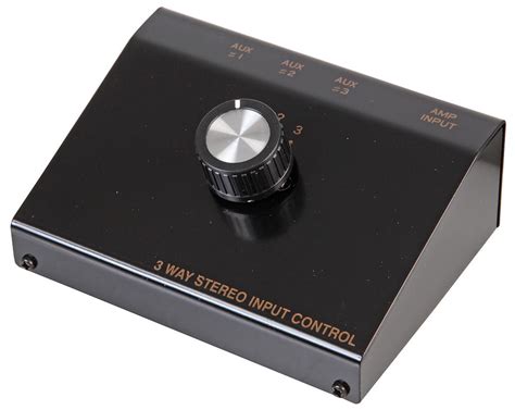 3 Way Audio Selector Switch Pro Signal Cpc