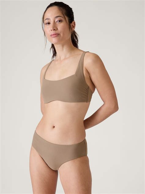 Athleta Square Neck Bra Cup Bikini Top ShopStyle Two Piece Swimsuits