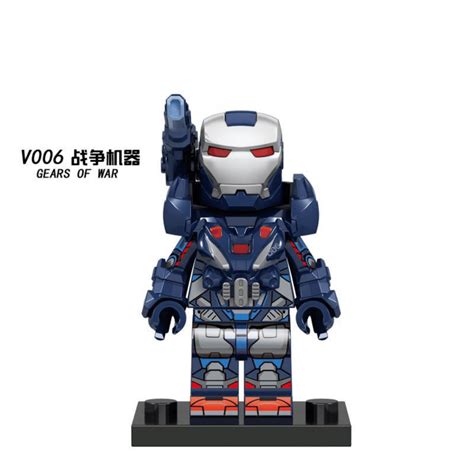 Marvel Iron Patriot Mk 2 MCU V006 Minifigures Brixtoy