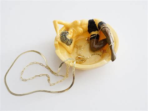 Naked Lady Ceramic Ashtray 1970s Etsy