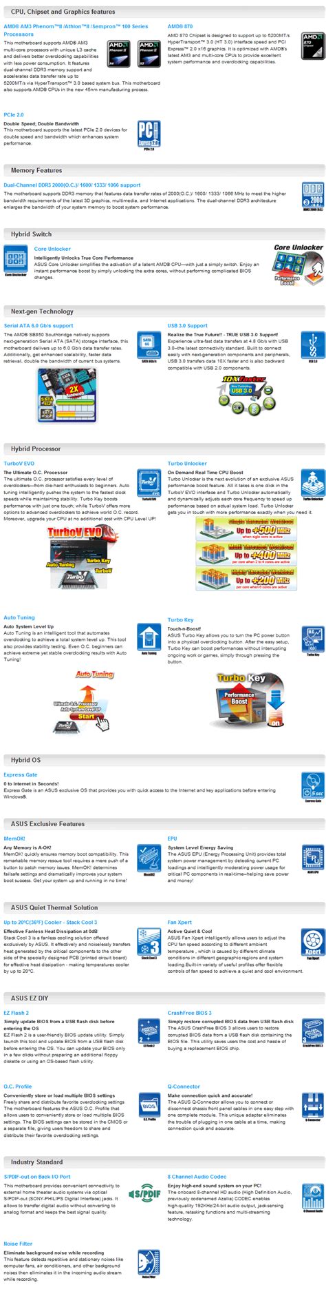 Buy ASUS M4A87TD-USB3 Motherboard [M4A87TD-USB3] | PC Case Gear Australia
