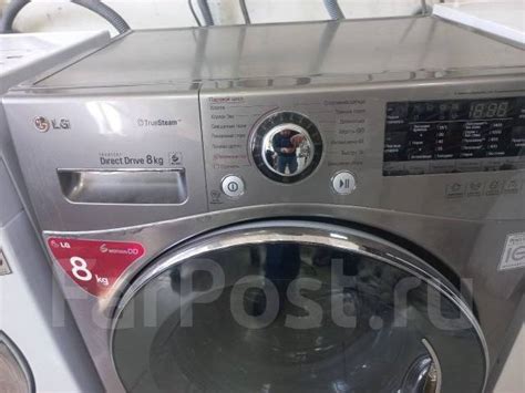 Продам стиральную машину LG 8кг большой барабан, LG, 8,0 кг, б/у, в ...