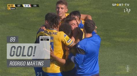 Goal Golo Rodrigo Martins Estoril Praia 3 0 Santa Clara Liga 22