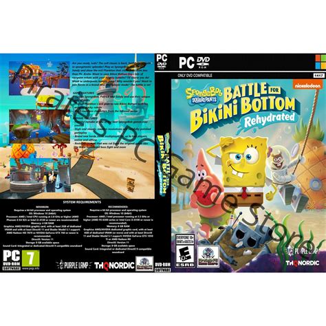 Pc Spongebob Squarepants Battle For Bikini Bottom Shopee Malaysia