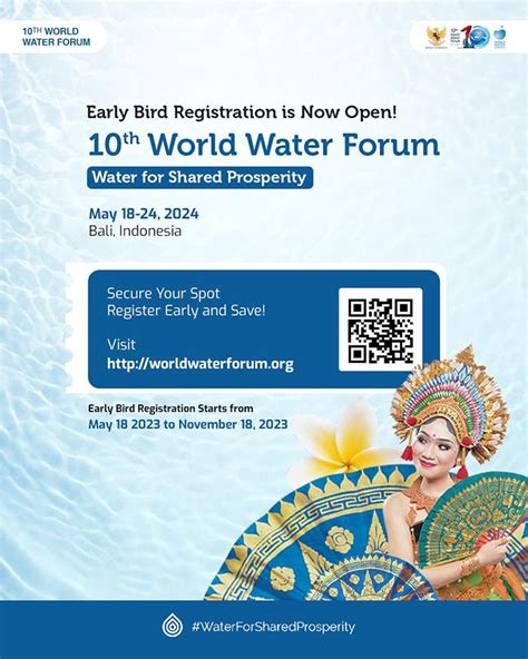 Bali Gelar 10th World Water Forum 2024 Diikuti 172 Negara Registrasi