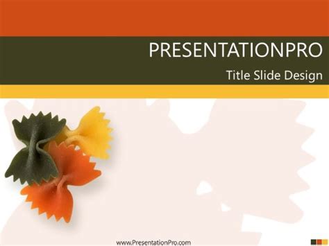 Pasta PowerPoint template - PresentationPro