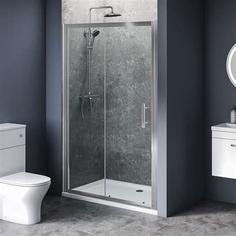 Aqua I6 Single Sliding Shower Door 1200mm X 1850mm High