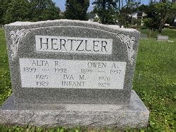 Alta Rohrer Burkhart Hertzler 1899 1992 Mémorial Find a Grave