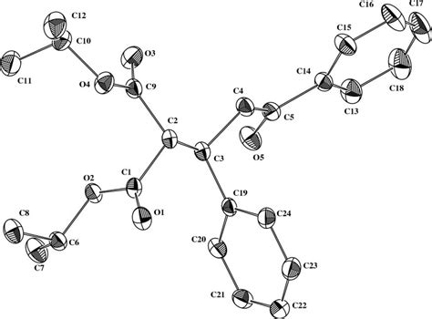 A View Of The Title Compound Showing The Atom Numbering Scheme And 30