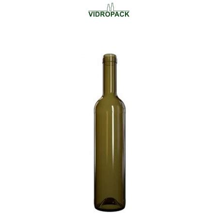 500 ml Bordolese antik grün glas wein Flasche korken Band Mündung