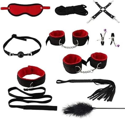 Hand Leg Cuffs Ankle Wrist Restraints Sex Kit For Adults Couples Under King Bed Straps Blindfold