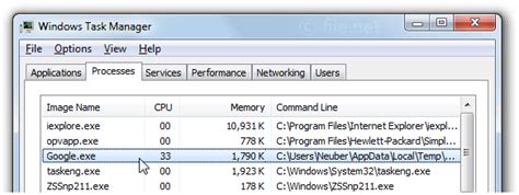 Google.exe Windows process - What is it?