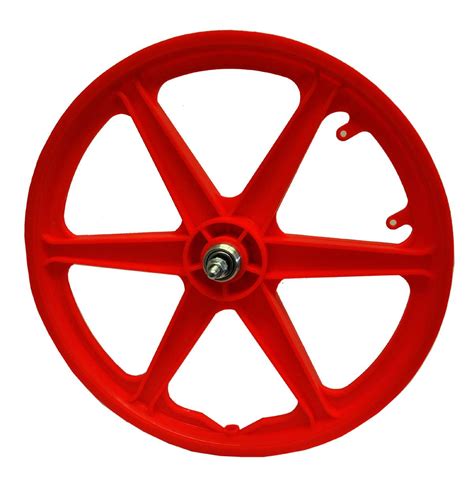 20 Bmx Mag 6 Spoke Aero Nylon Freestyle Retro Bike Wheel Rear In 5