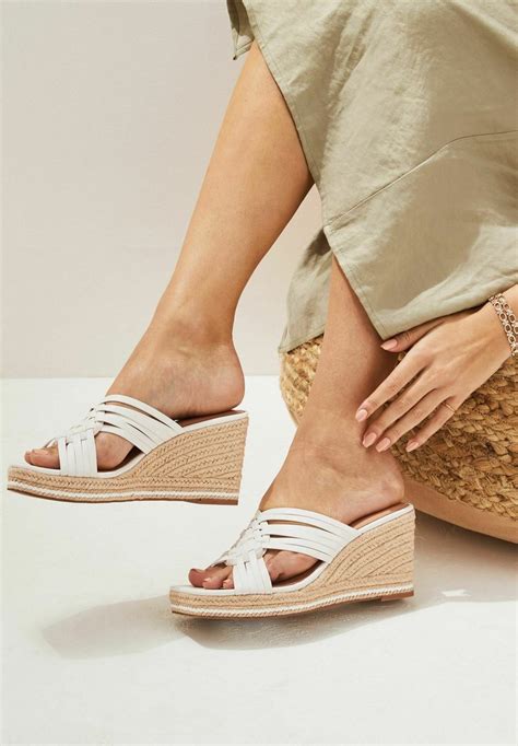 Next Forever Comfort Weave Sandalias Bone Whiteblanco Zalandoes