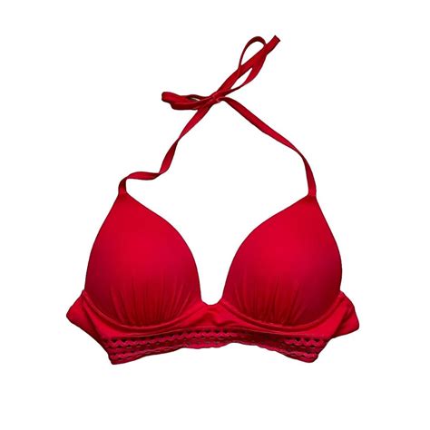 Shade Shore Red Bikini Top Ive Only Worn Depop