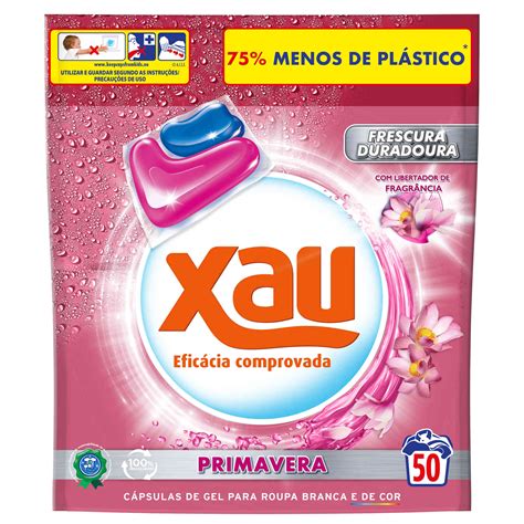 Detergente Máquina Roupa Cápsulas Frescura Primavera 50 doses Xau