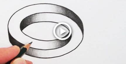 How To Draw A Simple Optical Illusion The Impossible Oval Narrated