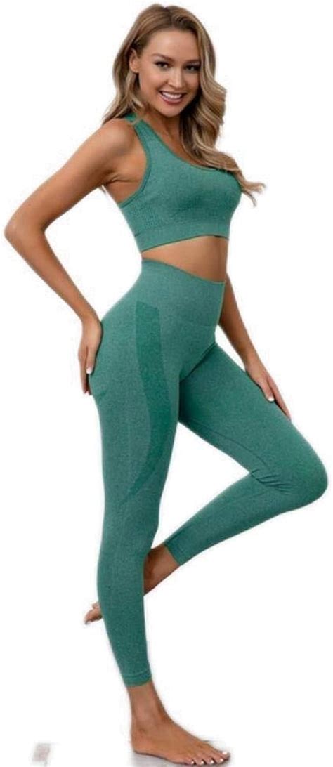 Ukkd Yoga Set Damen Yoga Set Nahtlose Turnhalle Kleidung Athletic Wear