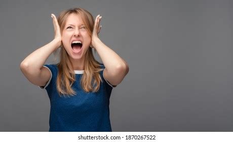 Angry Blonde Girl Images Stock Photos Vectors Shutterstock
