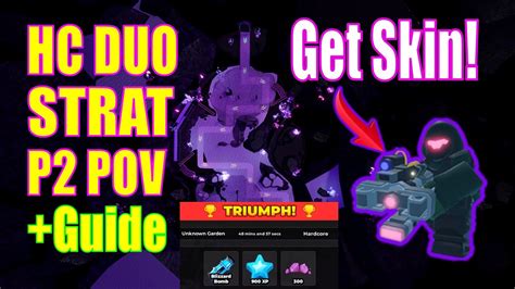 TDS Unknown Garden Hardcore Duo Strat Player POV Free Railgunner Ranger Skin YouTube