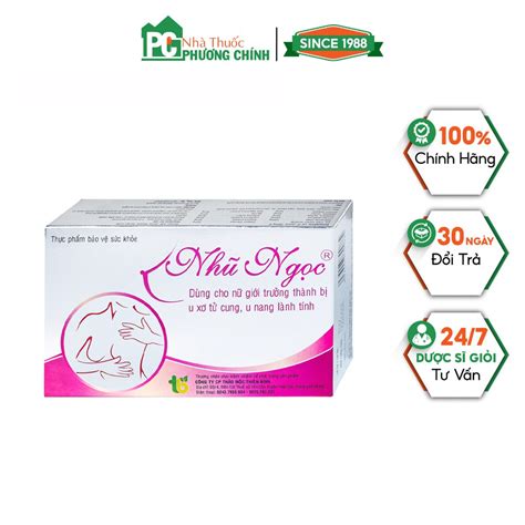 Nhũ Ngọc - Hỗ Trợ Giảm Các Triệu Chứng Của U Xơ Tử Cung, U Nang Lành ...