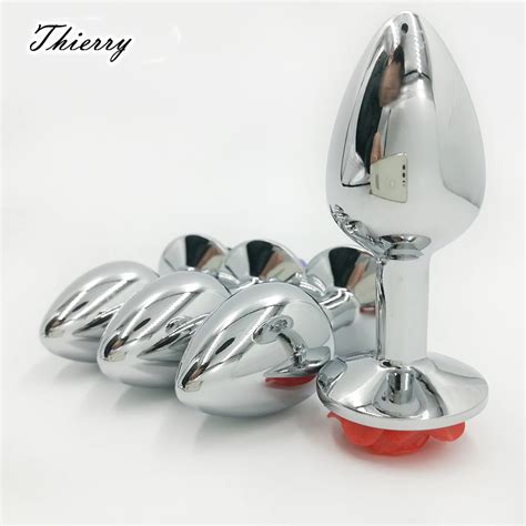 Thierry Metal Anal Toys Butt Plug Prostate Massager Stainless Steel Anal Plug Sex Toys For Women