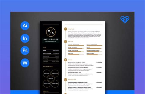 Resume Templates Adobe Illustrator 1 TEMPLATES EXAMPLE TEMPLATES