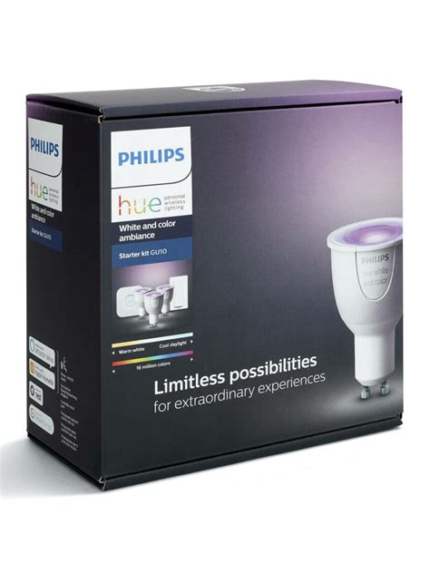 Philips Hue White And Colour Ambiance Starter Kit Gu10 Astral