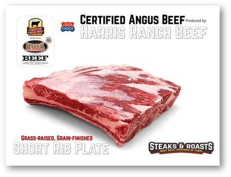 Harris Ranch® Certified Angus Beef Rib Short Ribs Grass Raised Grain