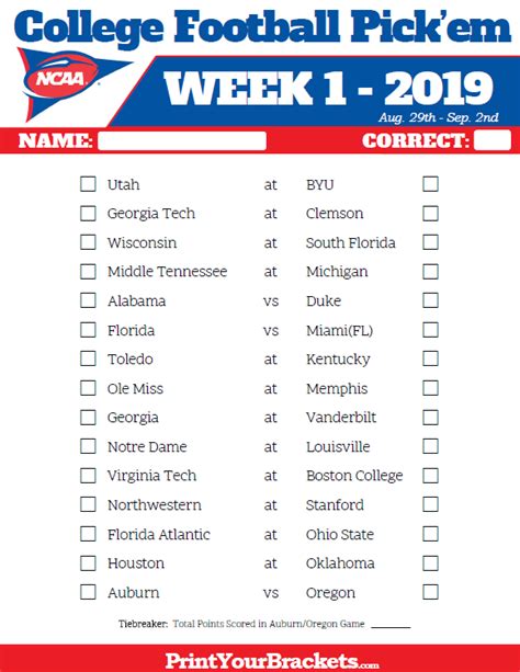 Nfl Week 3 Spreads Printable