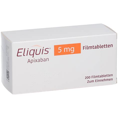 Eliquis Mg St Mit Dem E Rezept Kaufen Shop Apotheke