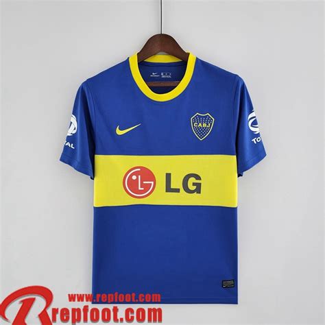 Creation Boca Juniors Retro Maillot Football Homme Domicile Fg