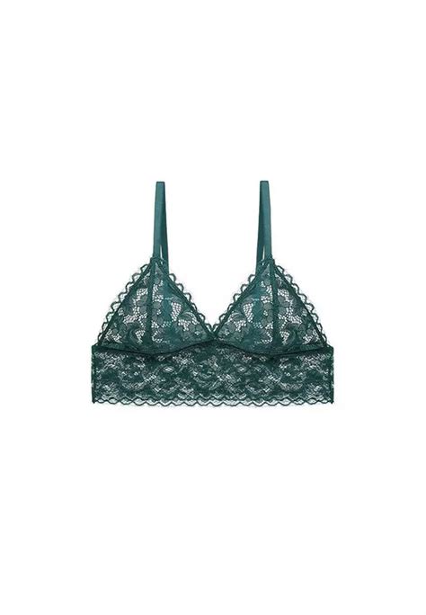 Buy Zitique Sexy Lace Lingerie Set Bra And Panty Green Online Zalora Philippines