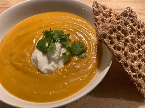 Potage carottes et patate douce Orange Santé